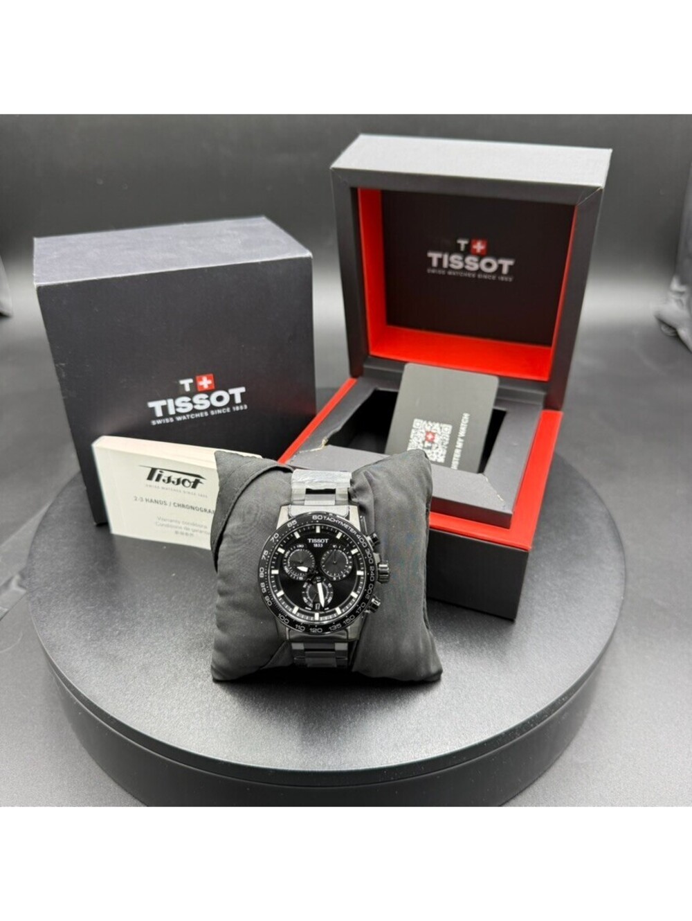 Tissot Supersport Chrono Black Dial Swiss Made T125617